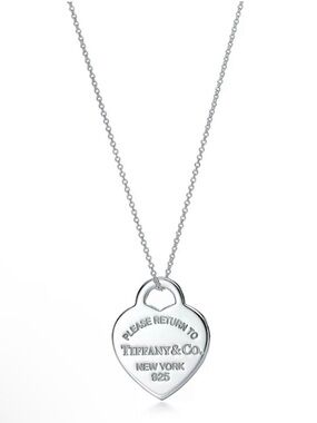 Tiffany & Co. Silver Return to Tiffany Heart Necklace